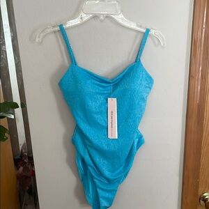 Blue One piece swimsuit